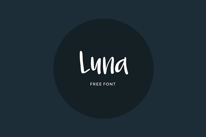 Font Luna font