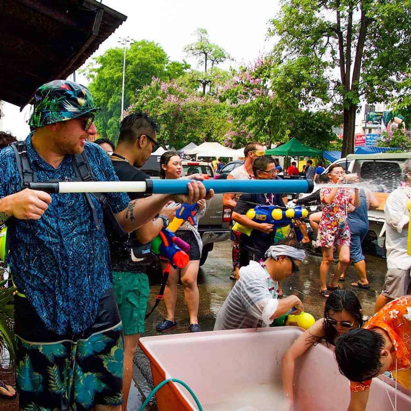 kinh nghiệm du lịch Thái Lan lễ hội té nước 